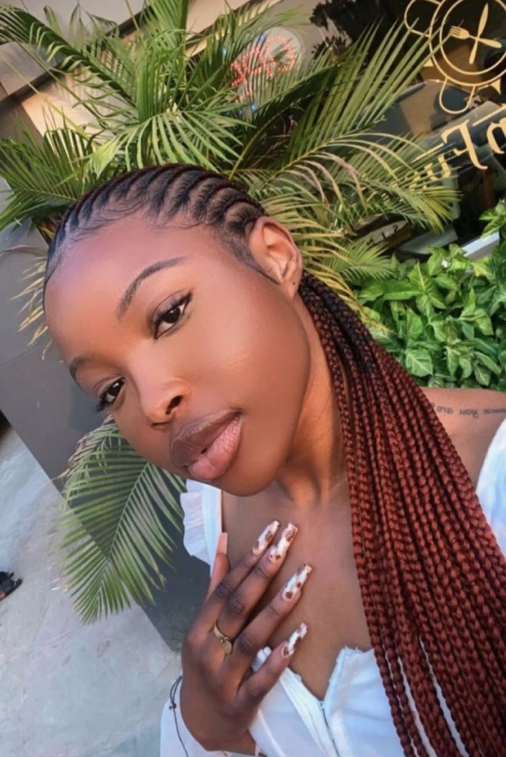 Back Braids, Straight Back Braids, Lemonade Braids Hairstyles, Back Braid, Feed In Braids Hairstyles, African Hair Braiding Styles, Box Braids Hairstyles For Black Women, Braids Hairstyles Pictures, Braided Cornrow Hairstyles