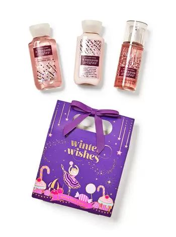 A Thousand Wishes Mini Gift Box Set | Bath & Body Works Pink Prosecco, A Thousand Wishes, Gift Box Birthday, Fine Fragrance Mist, Mini Gift, Perfume Set, Bright Florals, Bath And Body Care, Fragrance Mist