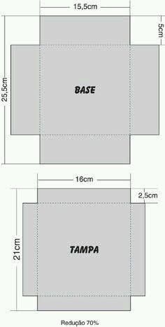 two boxes with measurements for each size and the same size as shown in this diagram