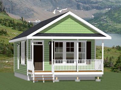 this is a computer rendering of a small green house in the mountains with a lake behind it