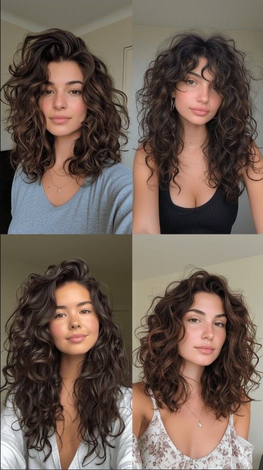 Natural Curly Hair Cuts, Curly Hair Photos, Wavy Haircuts, Haircuts For Wavy Hair, Haircuts For Curly Hair, Natural Curly Hair, Stylish Haircuts, Curly Hair Inspiration, Round Faces