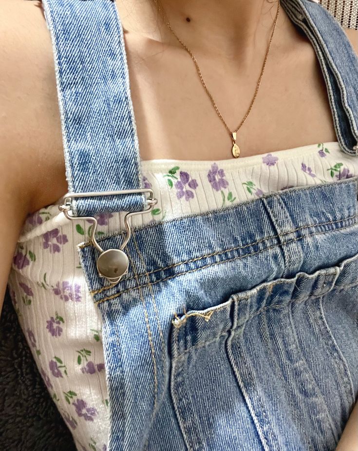 Overalls Aesthetic, Annie Walker, Sarah Adams, Granola Girl Aesthetic, Statement Accessories, Granola Girl, Girly Outfits, Dream Clothes, Spring Summer Outfits