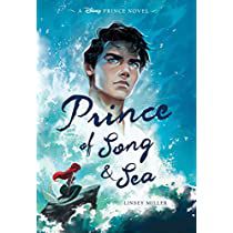 prince of song and sea book cover with an image of a boy on a boat in the ocean