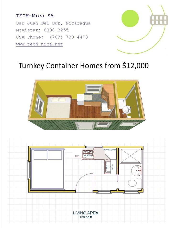 the floor plan for a tiny house