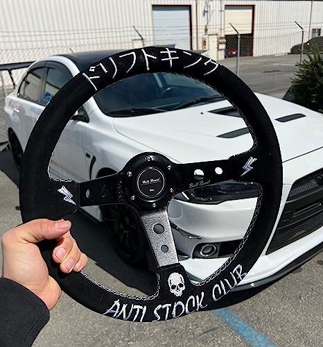 JDM Racing Steering Wheel, Quick Release Steering Wheel, Jdm Accessories, Cool Car Accessories, Finish Strong, Nissan Z, Steering Wheels, Nice Cars, White Car