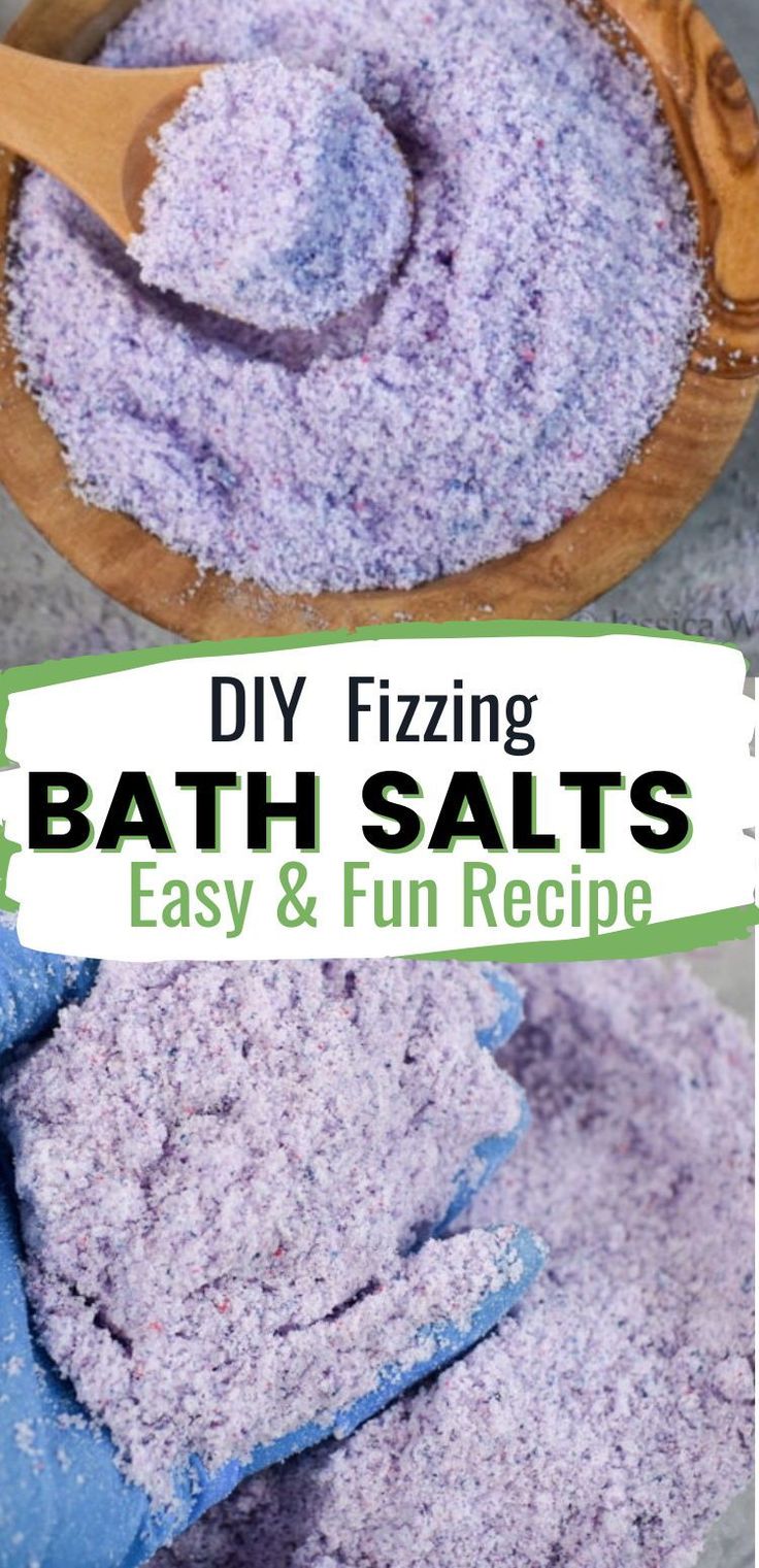 diy fizziing bath salts easy and fun recipe