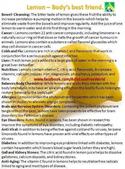 Homemade Medicine, Benefits Of Lemon, Lemon Benefits, Kitchen Witchery, Herbal Healing, Homeopathic Remedies, Healing Food, Natural Health Remedies, Alternative Health