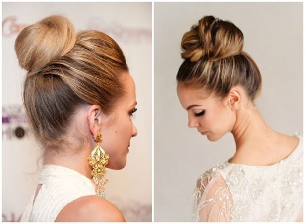 3. Neat High Bun Wedding Hairstyles High Bun, High Bun Updo Wedding, High Sleek Bun, High Updo Hairstyles, Sleek High Bun, Flower Bun Hairstyle, Elegant Low Bun, High Bun Wedding Hairstyles, High Bun Wedding