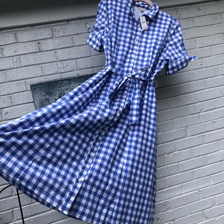 Nwt Gorgeous Vintage Talbots Dress, True Size 8. This Is So Ballerina Farm Or Ethel Cain Coded Pit To Pit 19” Waist 16” Over All Length 41.5” L 16 Casual Blue A-line Shirt Dress, Blue A-line Shirt Dress For Daywear, Casual Midi-length Dress For Picnic, Blue Shirt Dress For Spring Day Out, Casual Midi Dress For Picnic, Fitted Short Sleeve Maxi Dress For Picnic, Blue Cotton Picnic Dress, Casual Blue Mid-length Dress, Blue Short Sleeve Dress For Picnic