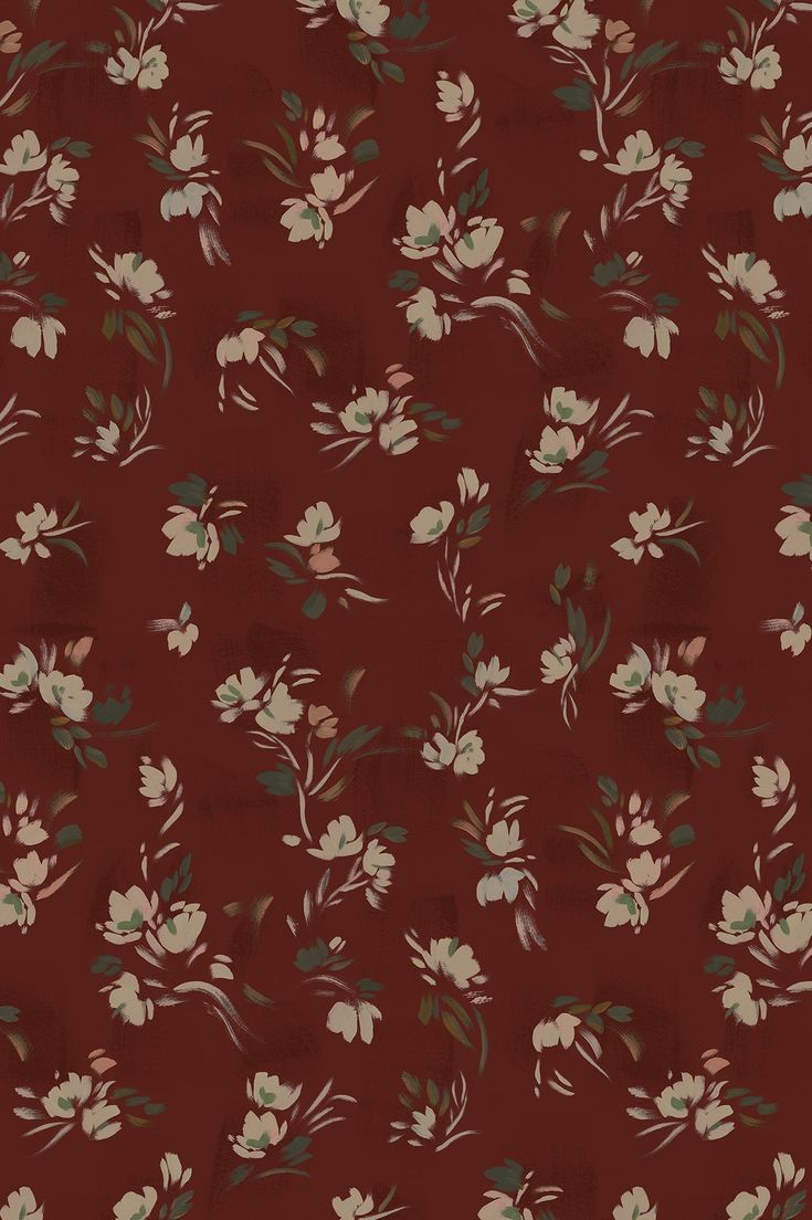 Floating Slowly Wallpaper Iphone Wallpaper Pattern Floral, Insp Wallpaper, Ralph Lauren Red Florals Wallpaper, Vintage Wallpapers Aesthetic, Floral Pattern Vintage, Romantic Pattern, Atomic Wallpaper, Vintage Red Wallpaper, Vintage Pattern Wallpaper