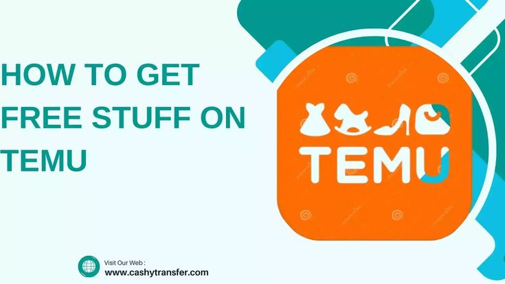 an orange and white banner with the words how to get free stuff on temu