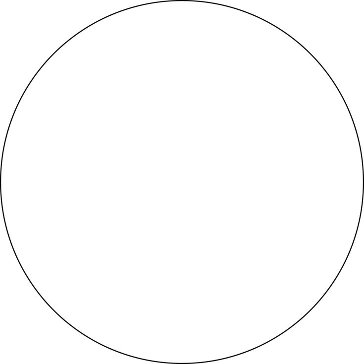 a black and white image of a circle