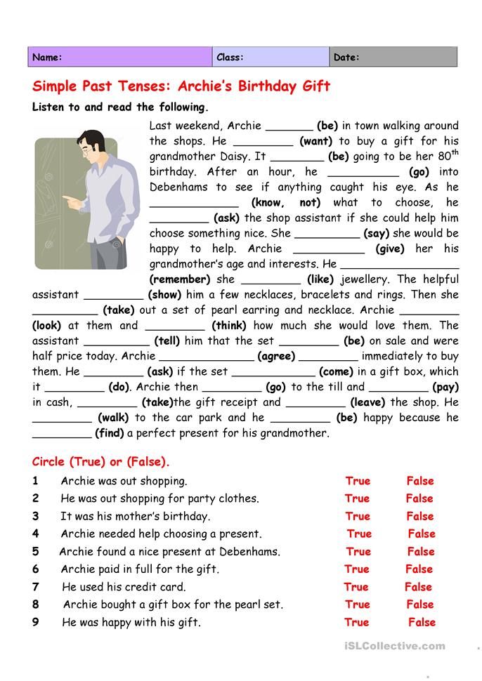 the worksheet for an english speaking activity