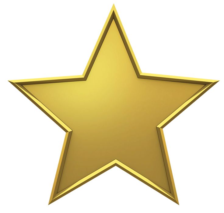 a gold star with no background is shown in this file format, it appears to have been cut out