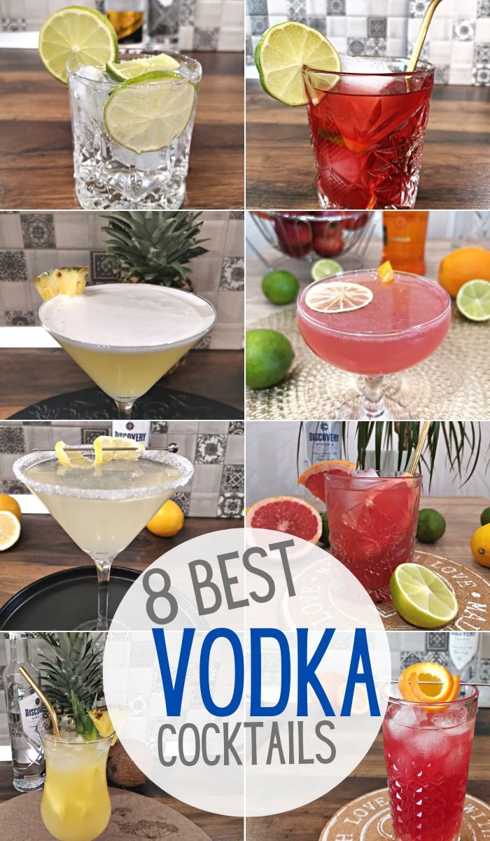 the 8 best vodka cocktails for any type of party or celebration in your home