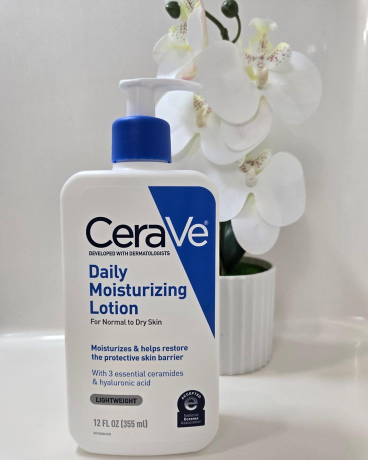 I've been using CeraVe Moisturizing Lotion for a few months now, and it has become a staple in my skincare routine. Here's why: ✨ Super Hydrating: Thanks to hyaluronic acid and ceramides, my skin feels incredibly moisturized all day. Ceramides locks in skin's moisture and helps restore the protective barrier. ✨ Gentle: It's fragrance-free and non-irritating, perfect for sensitive skin. ✨ Non-Greasy: It absorbs well without leaving a greasy residue, making it suitable for oily skin. Overall,... Moisturizer Cerave, Dry Skin Moisturizer Face, Cerave Daily Moisturizing Lotion, Cerave Moisturizer, Cerave Moisturizing Lotion, Dry Skin Body Lotion, Daily Moisturizing Lotion, Dry Skin Body, My Skincare Routine