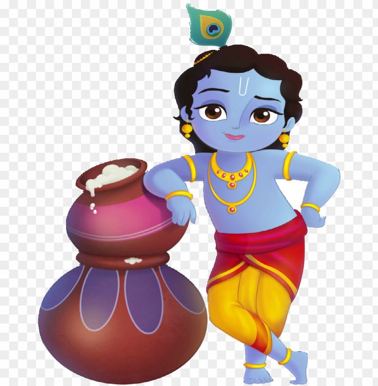 a cartoon character standing next to a pot