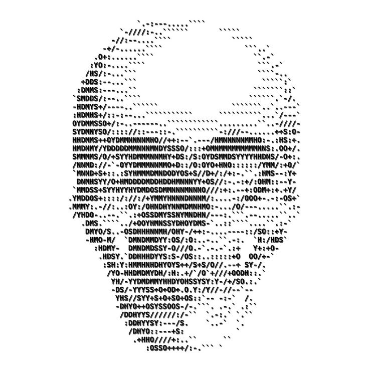 a black and white image of a face made up of words in the shape of a human head