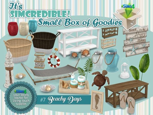 there are many items that can be found in the small box of goodies set