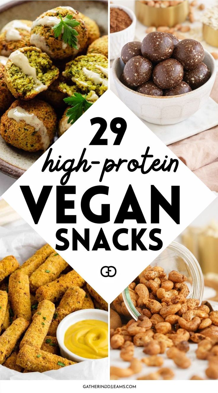 Satisfy your snack cravings guilt-free with this lineup of crunchy, chewy delights. These high protein vegan snacks redefine the art of mindful munching. Health Protein Snacks, Healthy Plant Based Snacks, Savory Vegetarian Snacks, High Protein Snacks For Vegetarians, Gf Vegan Snacks, Vegan Homemade Snacks, High Protein Recipes Snacks, Non Dairy High Protein Snacks, Vegan Snacks Protein