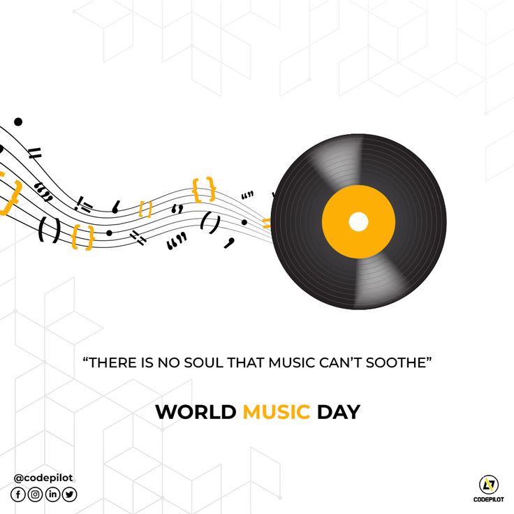 there is no soul that music can't soothe the world music day poster design