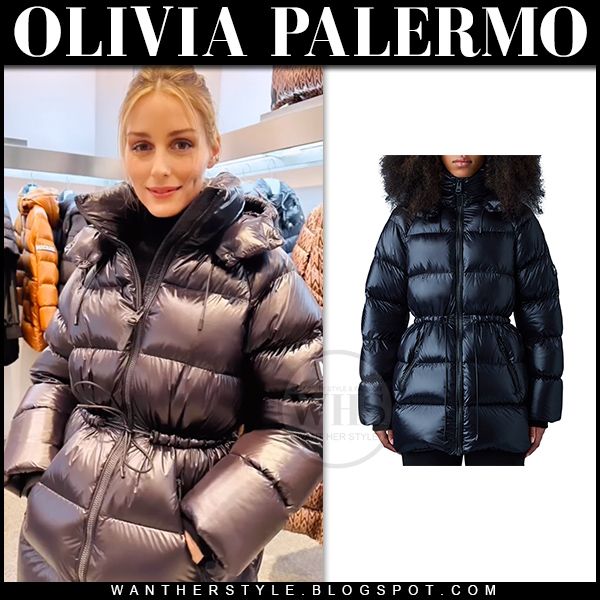 Olivia Palermo in brown puffer coat mackage karsyn Mackage Coat, Olivia Palermo Lookbook, Brown Puffer, Olivia Palermo Style, Olivia Palermo, Puffer Coat, Palermo, Style Board, Saks Fifth Avenue