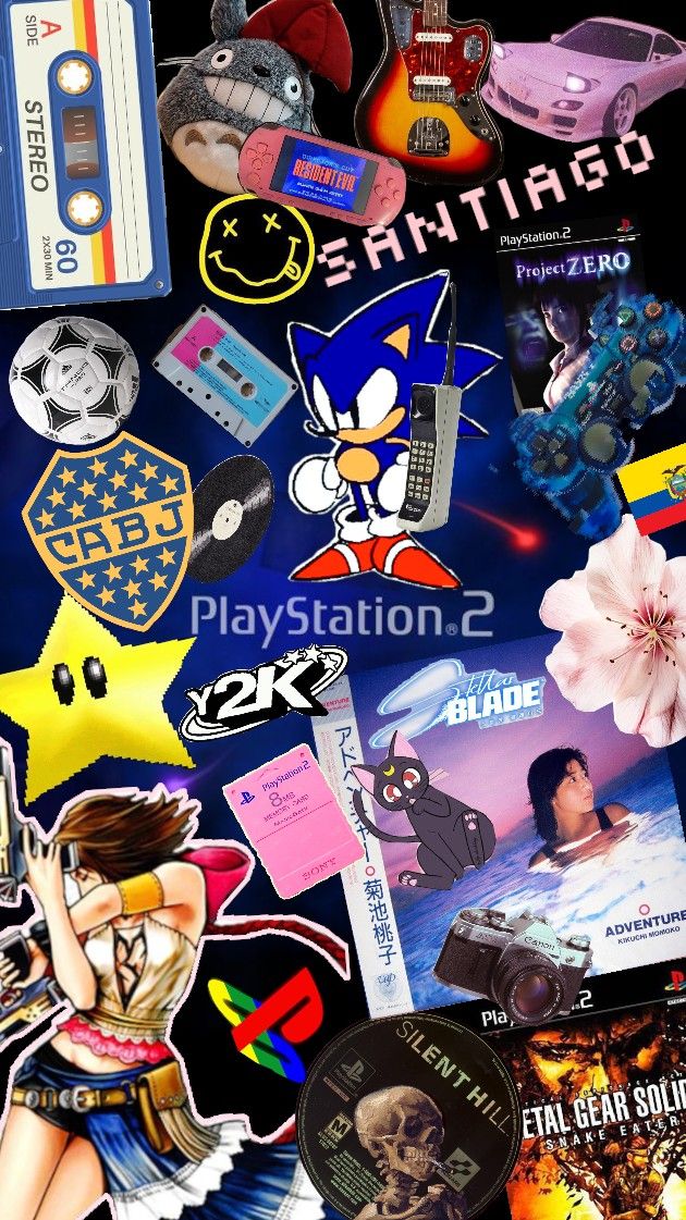 an assortment of stickers and decals from the video game, sonic adventure 2