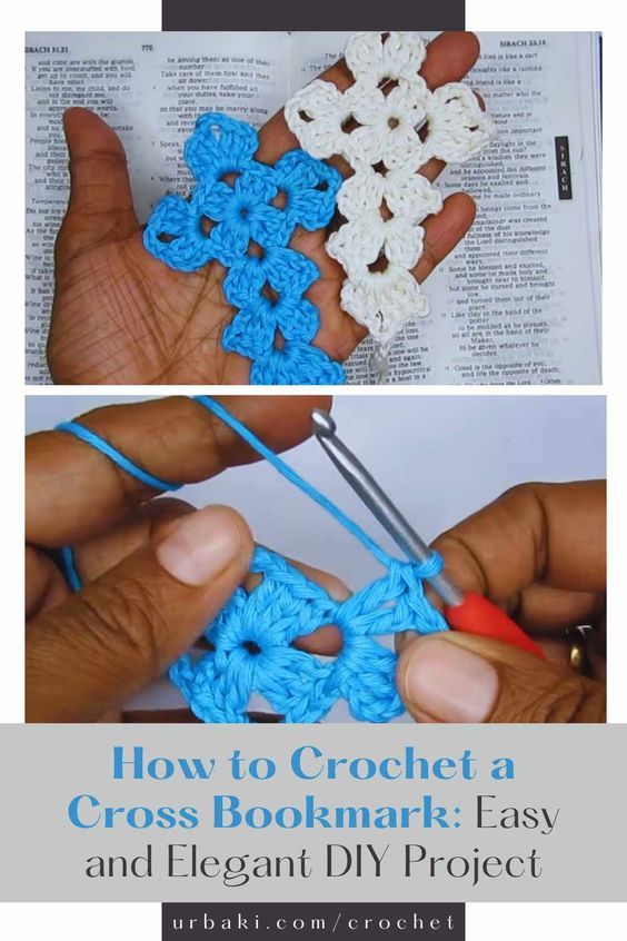 crochet how to crochet a cross bookmark easy and elegant diy project