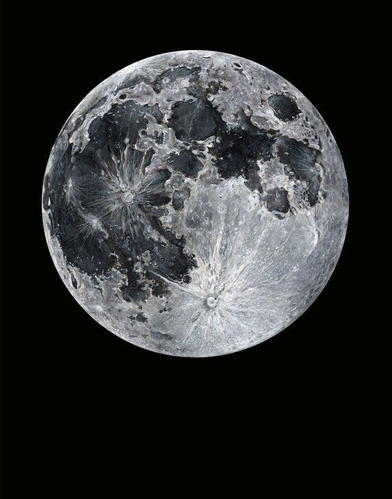 an image of the moon taken from space