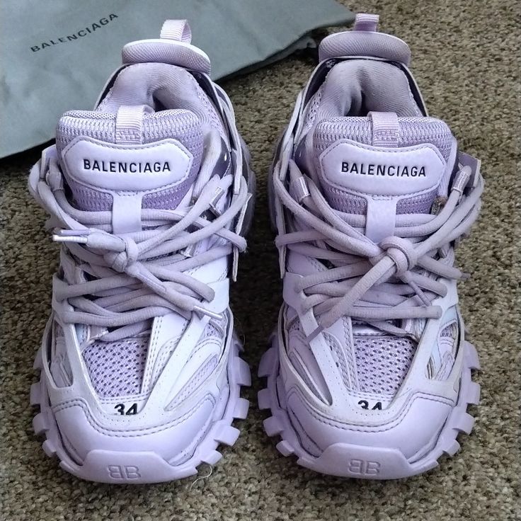 Light Purple Balenciaga Track Sneakers. Purple Balenciaga Shoes Outfit, Balenciaga Track Shoes, Balenciaga Shoes Outfit, Designer Purple Low-top Sneakers, Balenciaga Shoes Track, Balenciaga Shoes Purple, Balenciaga Track Low-top Sneakers, Balenciaga Track Sneakers, Balenciaga Sneakers