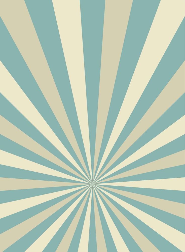 a blue and beige sunburst pattern on a white background