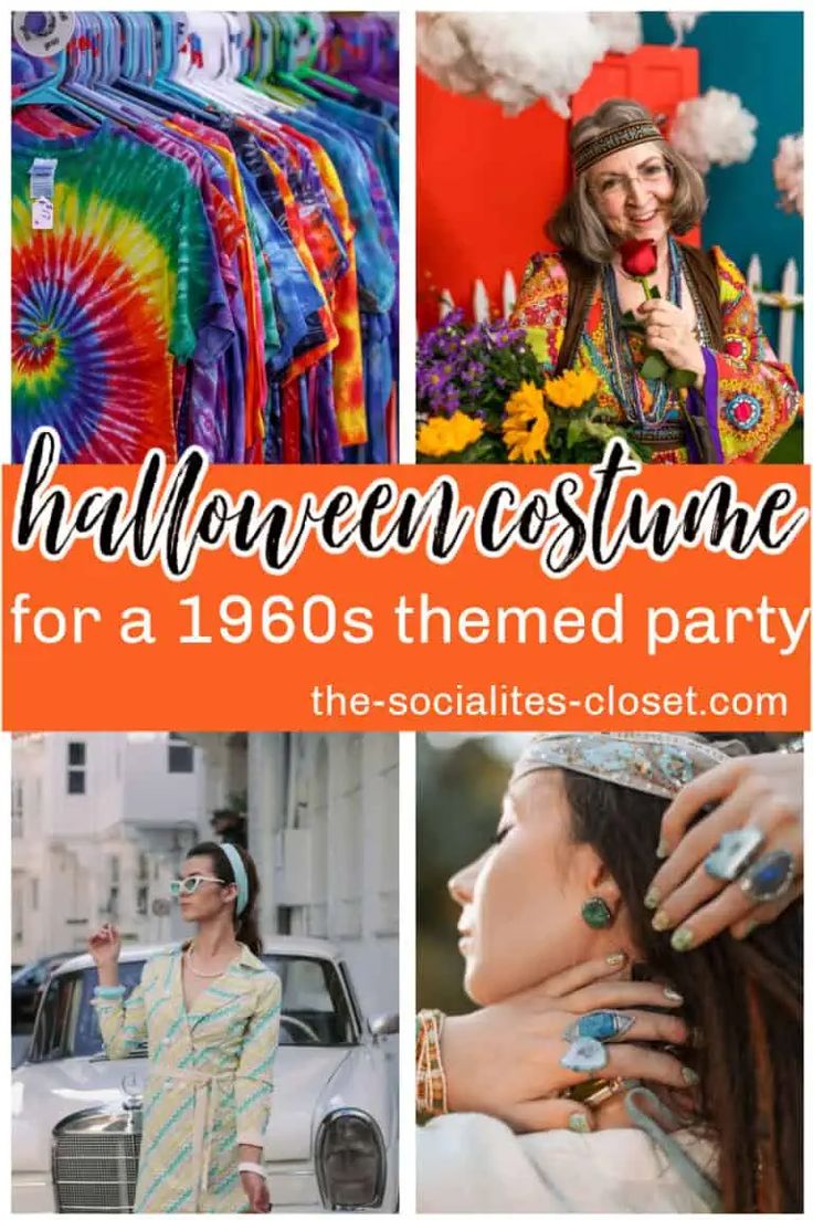 halloween costume ideas for a 1960s themed party