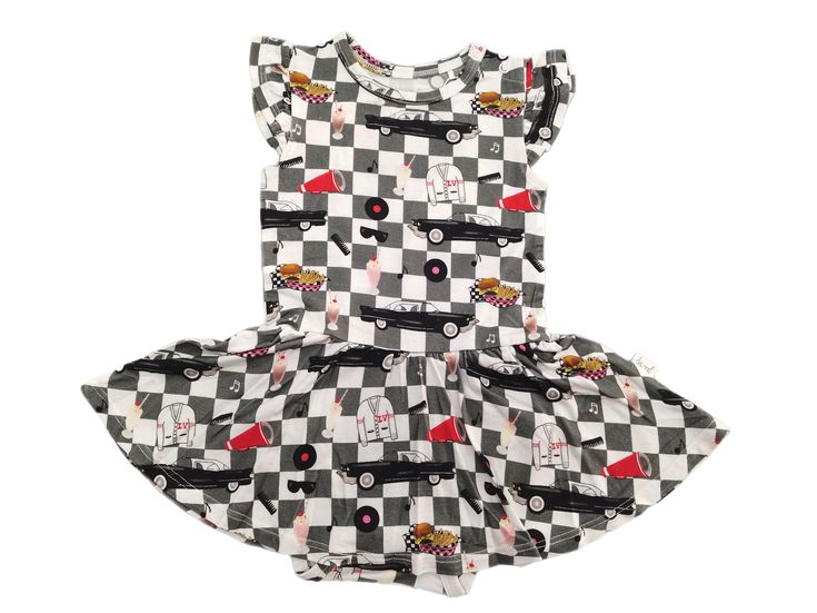 This dress is the perfect outfit for your baby girl. The bodysuit is attached to the skirt, with snaps making it easy for diaper changes. They can be accessorized with one of our headbands to complete the look. Reasons to Love it : Our items are pre-washed 95% Viscose from bamboo, 5% spandex Beautiful designs Breathable Playful Fitted Bubble Romper With Short Sleeves, Fitted Bubble Romper For Spring Playdate, Spring Fitted Bubble Romper For Playdate, Fitted Bubble Romper For Playdate In Spring, Cute Fitted Bubble Romper For Playdate, Fitted Fun Bodysuit For Playwear, Fitted Bubble Romper For Summer Playdate, Fun Fitted Bodysuit For Playwear, Cute Fitted Bubble Romper For Playtime