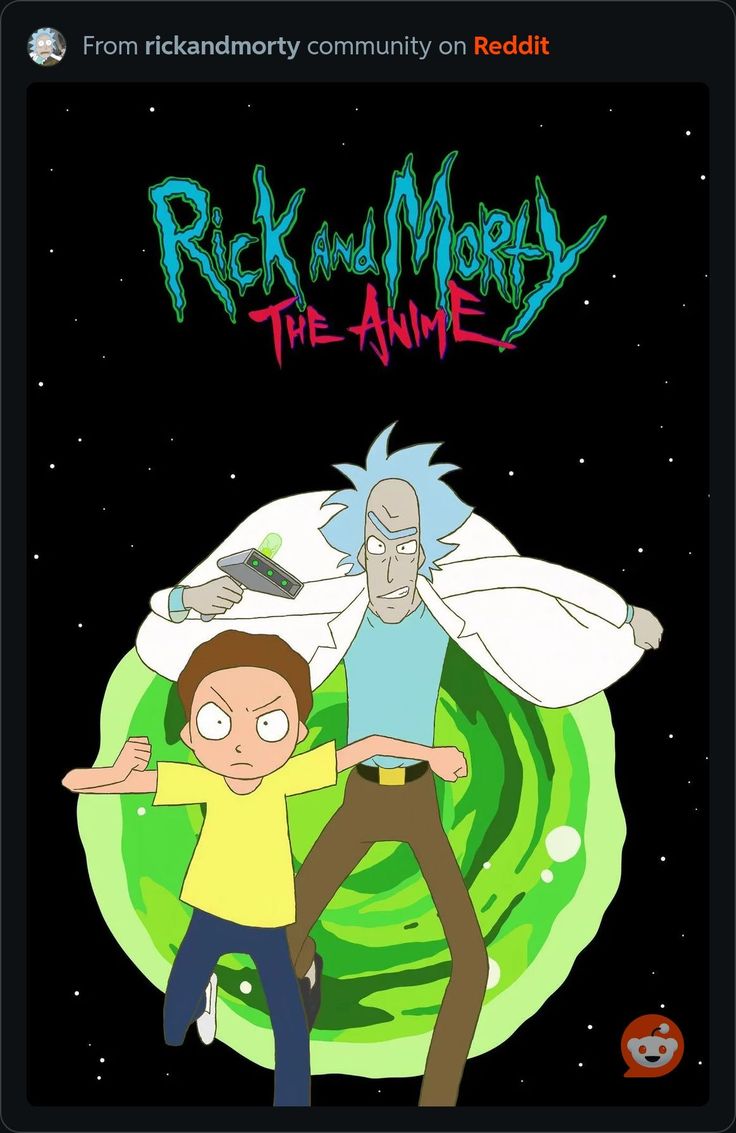 rick and mort from rick and mort on the cover of rick and mort's book