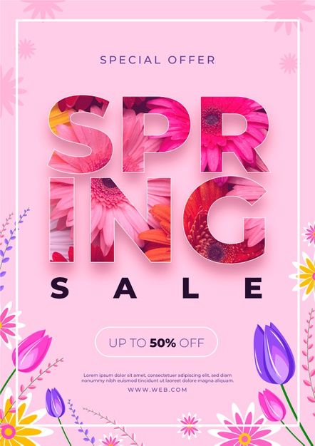 the spring sale is on and it's up to 50 % off with this special offer