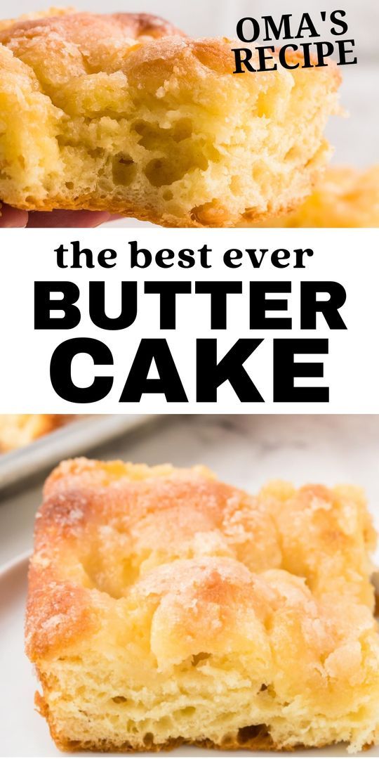 the best ever butter cake recipe is made with only two ingredients, and it's so easy to make