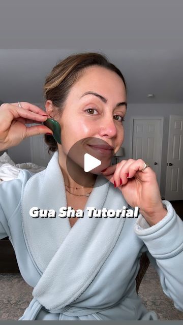 Kathleen Ashmore on Instagram: "My Gua Sha Tutorial is finally here!  SAVE this if you’ve been wanting to start gua sha, I’ve done it for 4 years and it helps to de-puff and sculpt the face really well with consistency.  Comment if you want the links for the stone, oil, and even my vanity mirror that has LED lighting and is a must for my morning beauty routines.  Any questions, let me know, but remember I’m not an expert here… just an enthusiast who asks an inconvenient amount of questions to my esthetician friends 💓 . . . #guasha #skincareroutine #antiageing" Sculpting Stone For Face, Body Gua Sha Before And After, Gua Sha Morning Routine, Gus Sha Tutorial, Gua Sha Routine For Beginners, Gua Sha Night Routine, Gua Sha Face Routine, Morning Gua Sha Routine, Beginner Gua Sha Routine