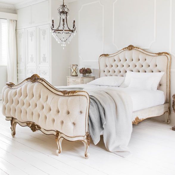 the french bedroom company website is displayed