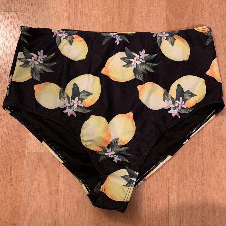 Cute, Retro-Style High-Waisted Bikini Bottoms. Nwt. Never Worn. Too Large For Me. Stretch Beachwear Bottoms For Brunch, High Waist Yellow Beachwear Bottoms, High Waist Yellow Bottoms For Poolside, Yellow Fitted High-waist Swimwear, Yellow High Waist Swimwear For Sunbathing, Yellow High-waist Swimwear For Sunbathing, Yellow High Waist Swimwear For Beach Season, Yellow High Waist Stretch Swimwear, Yellow Brief Swimwear For Vacation