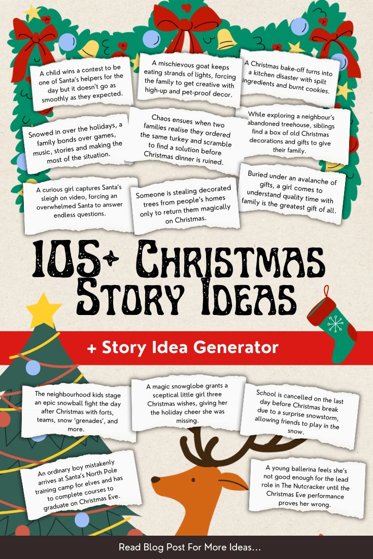 christmas story ideas for the classroom to use in their writing and reading skills, including an interactive