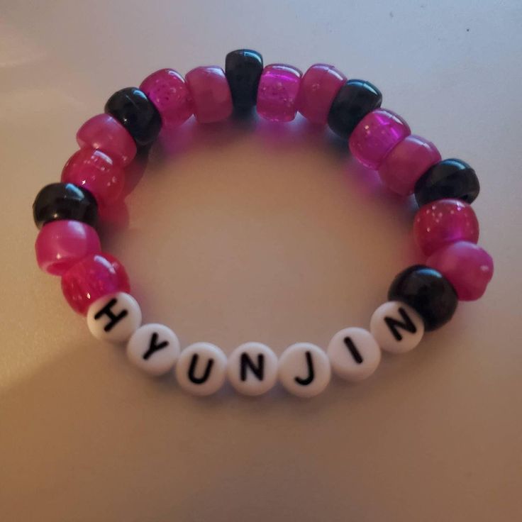 handmade kandi bracelet for stray kids hyunjin ! please message us with any questions or concerns. Adjustable Handmade Kpop Wristband, Handmade Multicolor Beaded Bracelets Kpop Style, Kpop Handmade Bracelets For Friendship, Handmade Kpop Beaded Bracelets For Gifts, Handmade Kpop Friendship Bracelet, Kpop Handmade Friendship Bracelets, Handmade Black Kpop Beaded Bracelets, Handmade Kpop Beaded Bracelets As Gift, Handmade Beaded Bracelets Kpop Style Gift