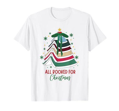 Christmas Book Tree Coquette Bow All Booked for Christmas T-Shirt Book Tree, Christmas Book, Coquette Bow, Christmas Books, Trendy Tshirts, Christmas Tshirts, Statement Pieces, Minimalist Design, Trendy Fashion