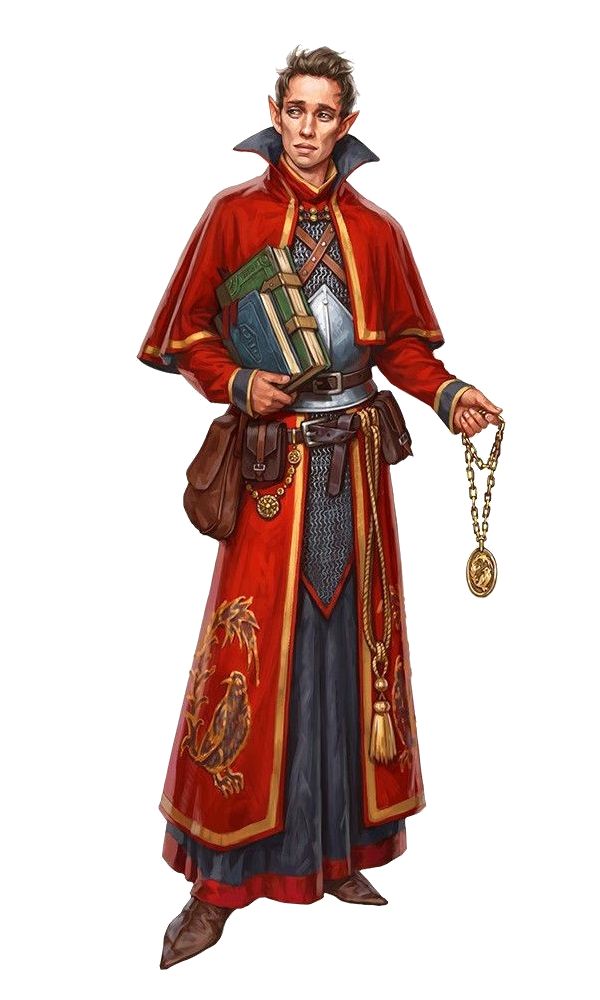 a painting of a man dressed in medieval clothing and holding a chain with an owl on it