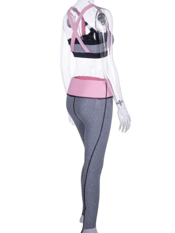 Sku CY-!23781 Material Polyester Occasion Sports Seasons Spring , Summer , Autumn , Winter Type Yoga Suits Color GRAY Size S,M,L Size chart: Please consult the size chart we provide for this item's measurements to help you decide which size to buy. Please note: There may be 1-3cm differ due to manual measurement. CMINCH Cm Bust Waist Top Length Hips Weight(kg) S 70-85 56-71 29 72-87 0.25 M 74-89 60-75 30 76-91 0.25 L 78-93 64-79 31 80-95 0.25 Gray Compression Activewear For Light Sports, Stretch Color Block Sports Bra, Fitted Gray Activewear For Light Sports, Gray High Stretch Activewear For Light Sports, Sleeveless Color Block Athleisure Activewear, Fitted Gray Sports Bra, Gray Jogging Sportswear Activewear, Fitted Pink Color Block Activewear, Pink Color Block Athleisure Activewear