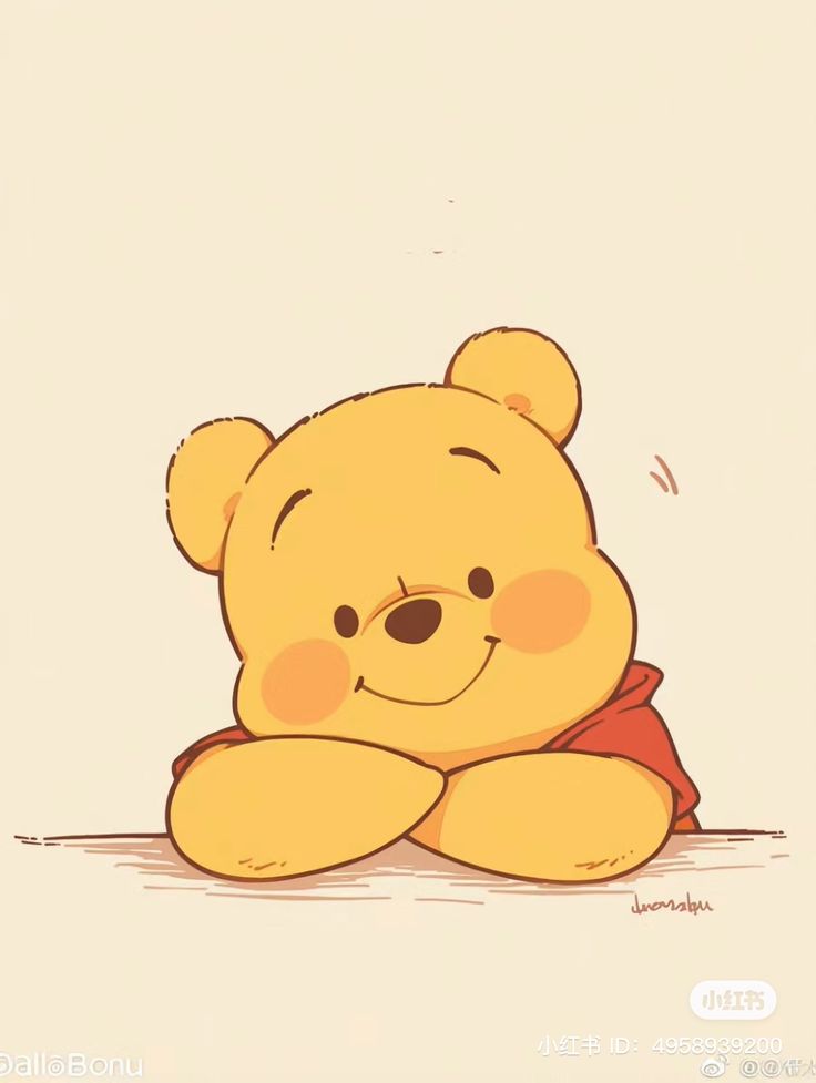 a winnie the pooh character sitting down