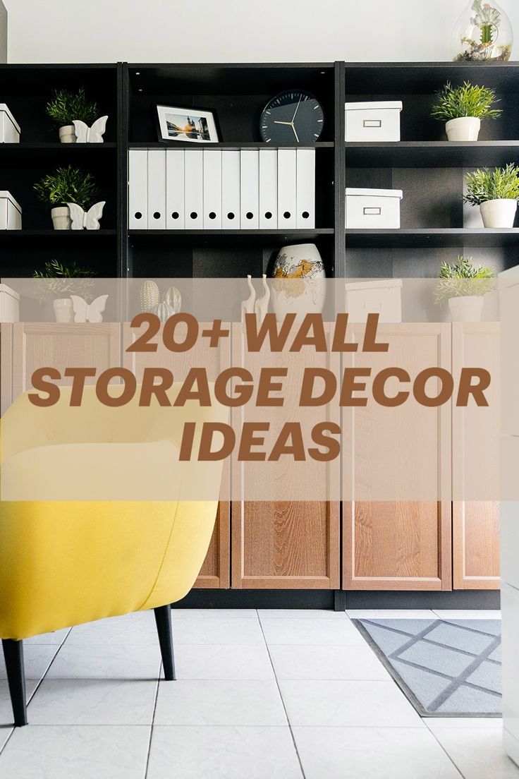 20+ WALL STORAGE IDEAS FOR INTERIOR Cool Wall Storage, Decorative Wall Storage Ideas, Wall Storage Design, Cube Storage Bedroom, Wall Storage Ideas, Kitchen Decluttering, Storage Design Ideas, Big Blank Wall, Wall Cubes