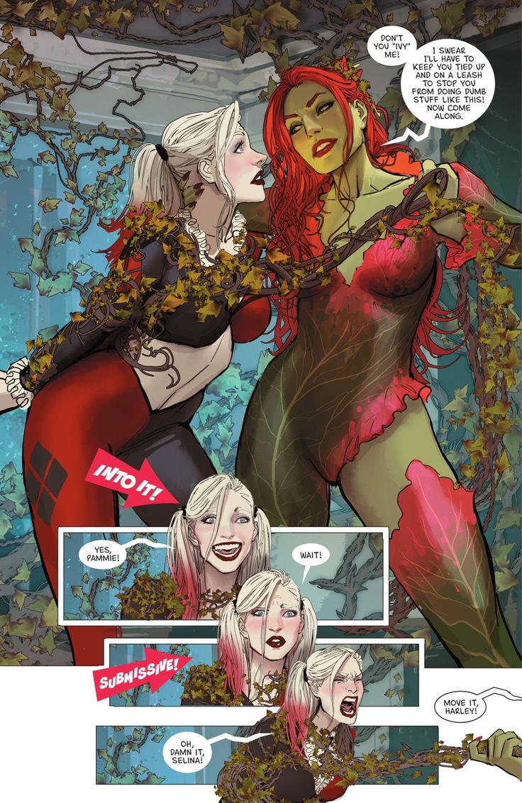 an image of two women in the woods, one with red hair and another with blonde hair