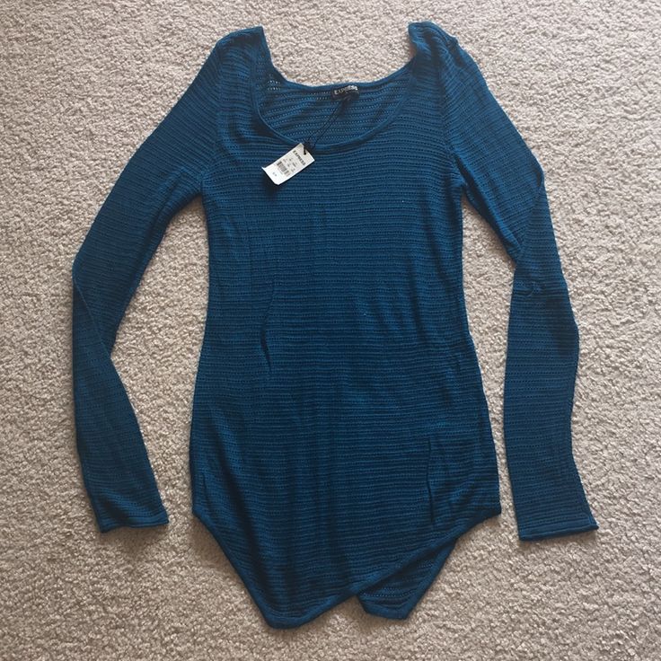 Blue/Turquoise Long Sweater. Perfect For Fall With A Pair Of Leggings/Jeans. Nwt, Perfect Condition! Offers Welcome Long Sweater, Lightweight Sweater, Jean Leggings, Blue Turquoise, Light Weight Sweater, Long Sweaters, Turquoise Blue, Color Blue, Sweaters For Women