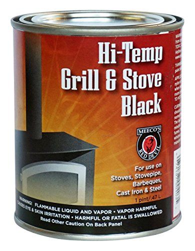 a can of black grill and stove paint