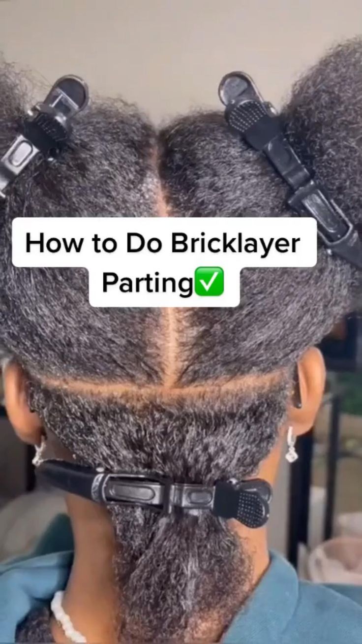 Hair Ideas For Short Hair, Hair Ideas Long, Hair Braid Patterns, Parting Hair, Braiding Your Own Hair, Braided Hair Tutorial, Ideas For Short Hair, Big Box Braids Hairstyles, African Hair Braiding Styles